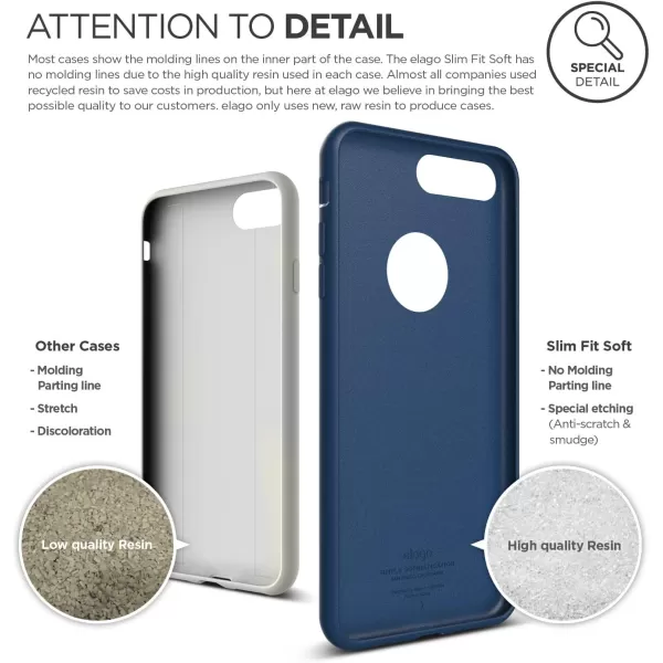 elago iPhone 8 PlusiPhone 7 Plus Case Slim Fit SoftJean Indigo  Robust TPUMinimalisticTrue Fitelago iPhone 8 PlusiPhone 7 Plus Case Slim Fit SoftJean Indigo  Robust TPUMinimalisticTrue Fit