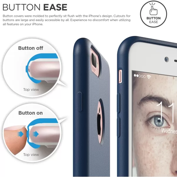 elago iPhone 8 PlusiPhone 7 Plus Case Slim Fit SoftJean Indigo  Robust TPUMinimalisticTrue Fitelago iPhone 8 PlusiPhone 7 Plus Case Slim Fit SoftJean Indigo  Robust TPUMinimalisticTrue Fit