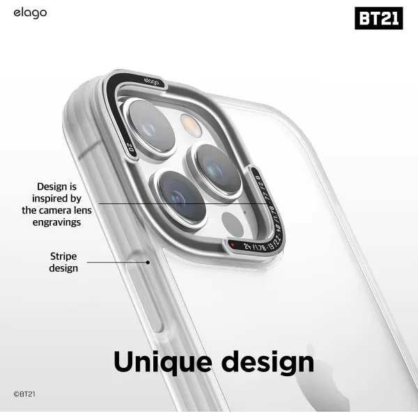 elago l BT21 minini Case Compatible with iPhone 14 Pro 61 inch Durable Full Body Protection Raised Lip Screen amp Camera Protection Official Merchandise Mint ToysMint Toys