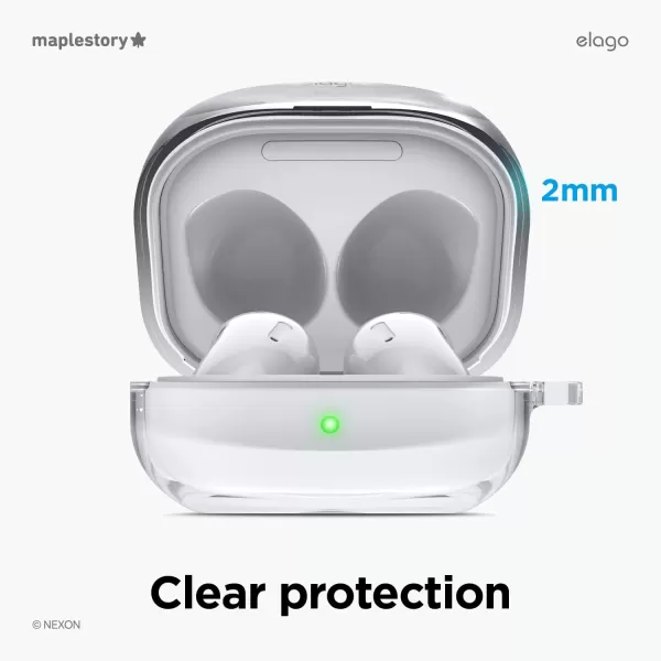 elago l MapleStory Collection Case Compatible with Samsung Galaxy Buds 2 Case 2021  Galaxy Buds Pro Case 2021  Galaxy Buds Live Case 2020 Official Merchandise MapleStory MonsterMapleStory stone spirit