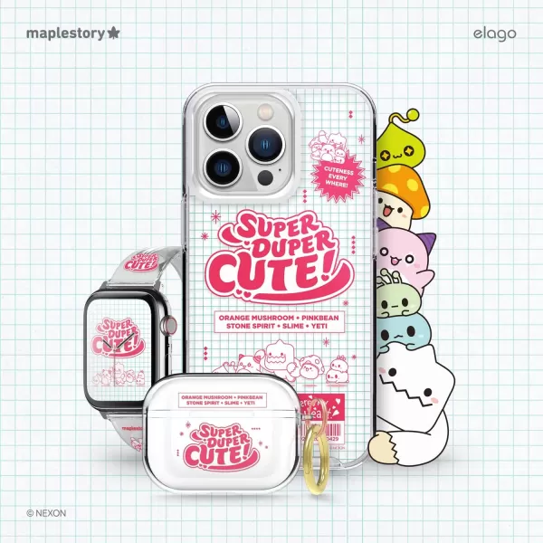 elago l MapleStory Collection Case Compatible with Samsung Galaxy Buds 2 Case 2021  Galaxy Buds Pro Case 2021  Galaxy Buds Live Case 2020 Official Merchandise MapleStory MonsterMapleStory monster