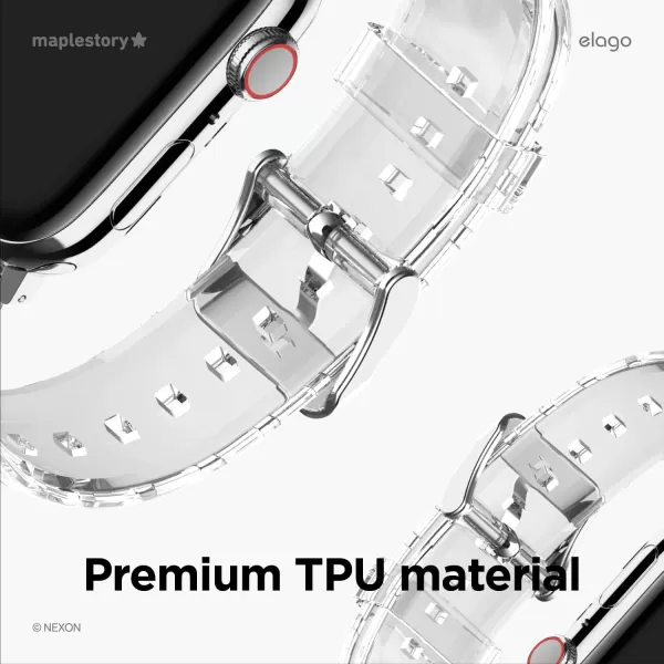 elago l MapleStory Collection Watch Band Compatible with Apple Watch Band 38mm 40mm 41mm 42mm 44mm 45mm compatible with iWatch Series 8SE276SE54321 Soft Protective Strap Official MerchandiseMapleStory stone spirit 38mm40mm41mm