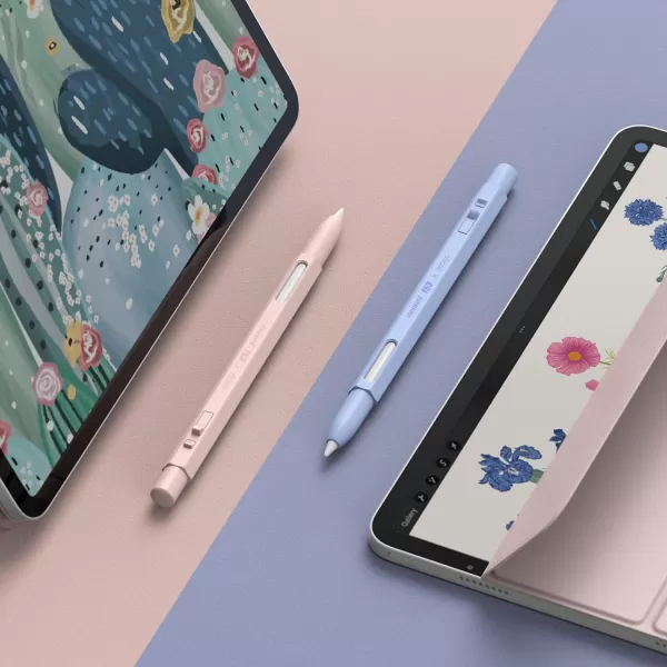 elago x MONAMI Pencil Case Compatible with Apple Pencil 2nd Generation Cover Sleeve Classic Design Compatible with Magnetic Charging and Double Tap Must Read Installation InstructionsViolet