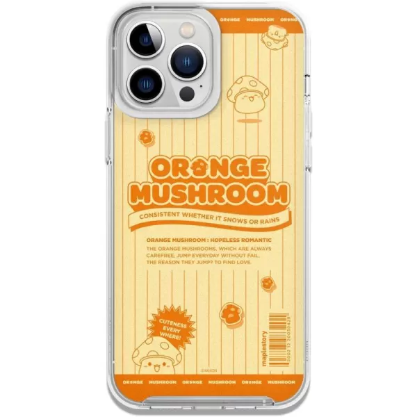 elago  MapleStory Collection Case Compatible with iPhone 13 Pro Max Case Durable Full Body Protection Raised Lip Screen amp Camera Protection Official Merchandise MapleStory Stone SpiritMapleStory orange mushroom