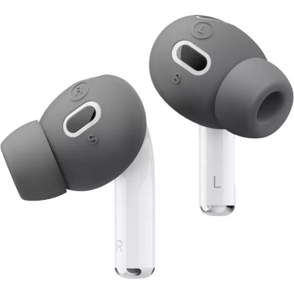 elago 6 Pairs Compatible with AirPods Pro 2 Ear Tips with Earbuds Cover Compatible with Apple AirPods Pro 2nd Generation 3 Sizes Large  Medium  Small US Patent Registered LavenderDark Grey