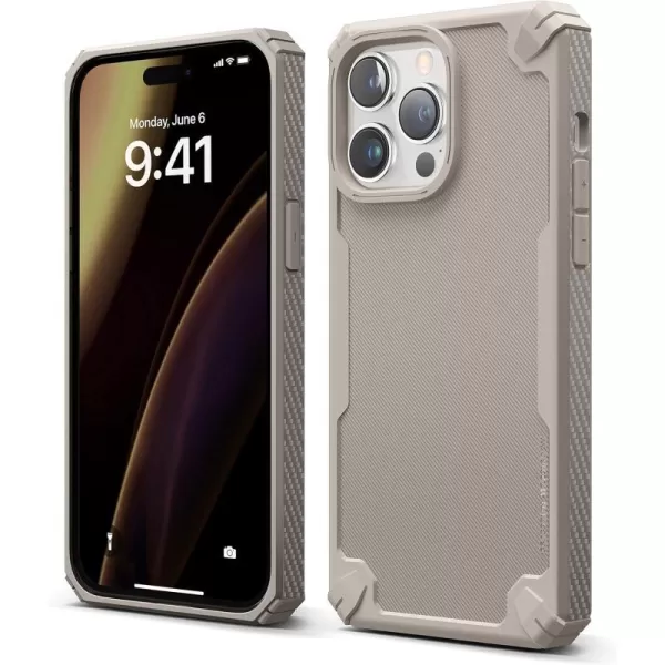 elago Armor Compatible with iPhone 14 Pro Max Case 67 InchUS Military Grade Drop Protection HeavyDuty Protective Case Carbon Fiber Texture Tough Rugged Design Shockproof Bumper CoverDarkGreenSand