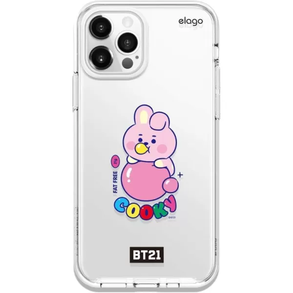 elago BT21 Hybrid Case Compatible with iPhone 12 Compatible with iPhone 12 Pro 61 Inch Durable Full Body Protection Raised Lip Screen amp Camera Protection Official Merchandise CookyCOOKY