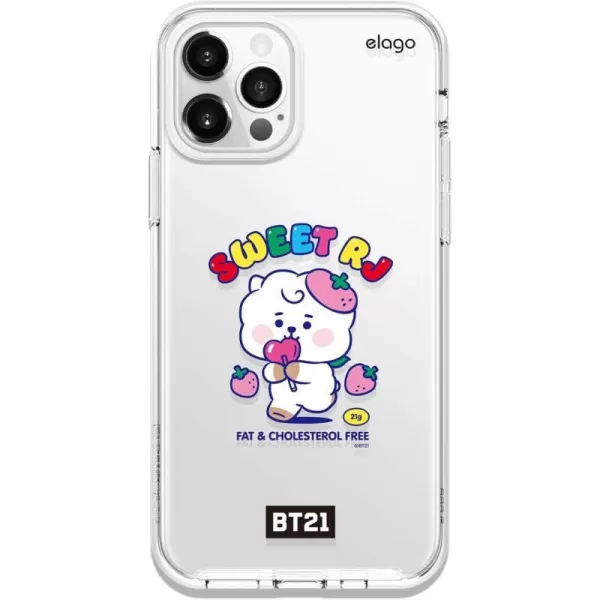 elago BT21 Hybrid Case Compatible with iPhone 12 Compatible with iPhone 12 Pro 61 Inch Durable Full Body Protection Raised Lip Screen amp Camera Protection Official Merchandise CookyRJ