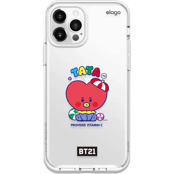 elago BT21 Hybrid Case Compatible with iPhone 12 Compatible with iPhone 12 Pro 61 Inch Durable Full Body Protection Raised Lip Screen amp Camera Protection Official Merchandise CookyTATA