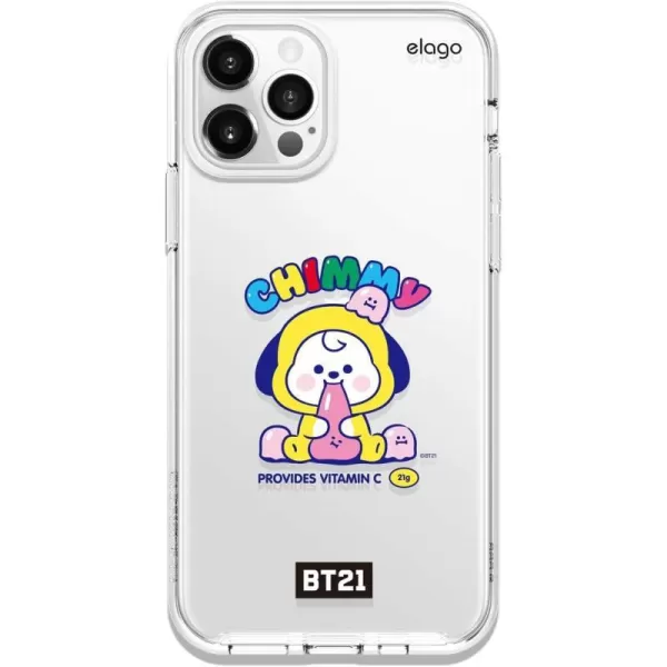 elago BT21 Hybrid Case Compatible with iPhone 12 Compatible with iPhone 12 Pro 61 Inch Durable Full Body Protection Raised Lip Screen amp Camera Protection Official Merchandise CookyCHIMMY