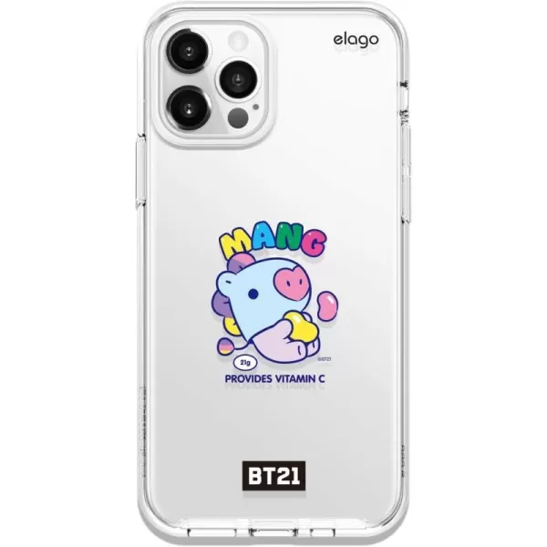 elago BT21 Hybrid Case Compatible with iPhone 12 Compatible with iPhone 12 Pro 61 Inch Durable Full Body Protection Raised Lip Screen amp Camera Protection Official Merchandise CookyMANG