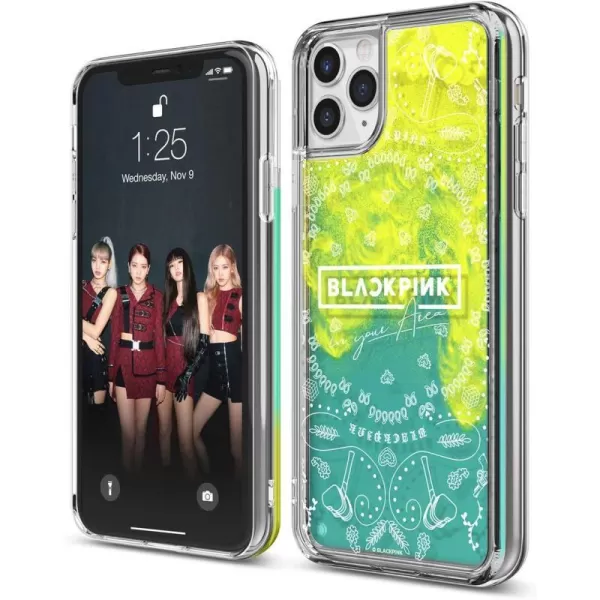 elago Blackpink iPhone 11 Pro Max Sand Case  Official Merchandise Neon Yellow Nightglow Green  Coral Blueelago Blackpink iPhone 11 Pro Max Sand Case  Official Merchandise Neon Yellow Nightglow Green  Coral Blue