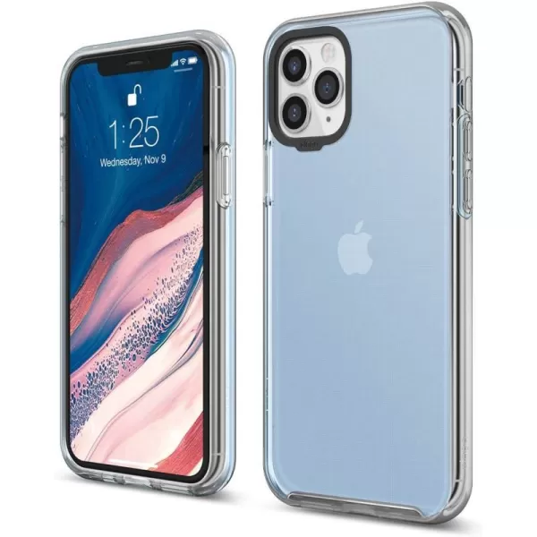 elago Clear Hybrid Case Compatible with iPhone 11 Pro Aqua BlueAqua Blue