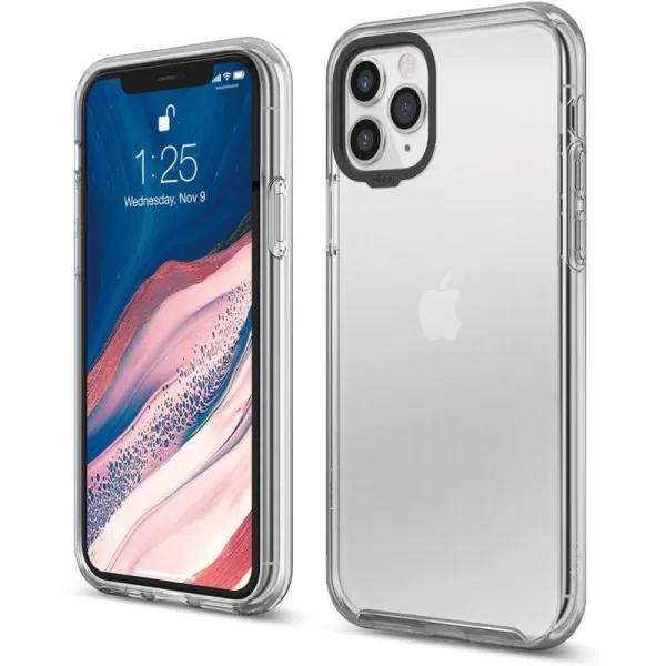 elago Clear Hybrid Case Compatible with iPhone 11 Pro Aqua BlueCrystal Clear