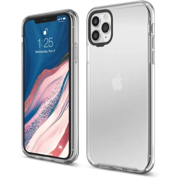 elago Clear Hybrid Case Compatible with iPhone 11 Pro Max Lovely PinkCrystal Clear