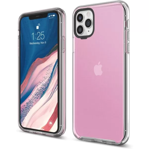 elago Clear Hybrid Case Compatible with iPhone 11 Pro Max Lovely PinkLovely Pink