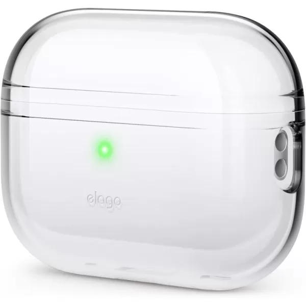 elago Compatible with AirPods Pro 2nd Generation Case Clear Cover  Compatible with AirPods Pro 2 Case Protective Case Cover Shockproof Wireless Charging Reduced Yellowing TransparentTransparent