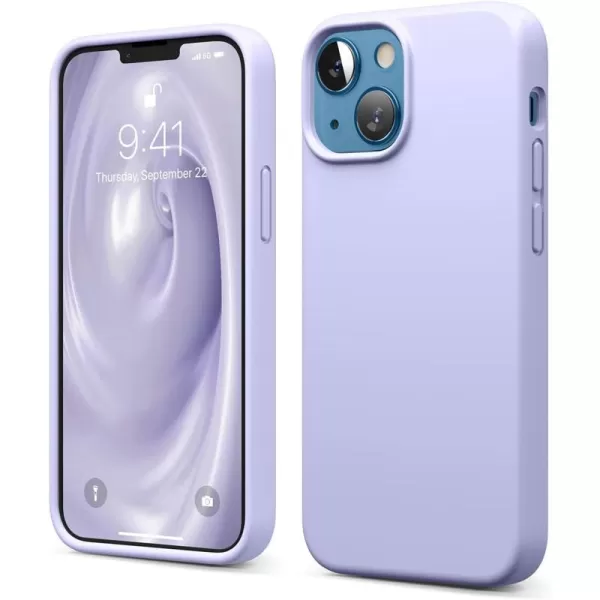 elago Compatible with iPhone 13 Mini Case Liquid Silicone Case Full Body Screen Camera Protective Cover Shockproof Slim Phone Case AntiScratch Soft Microfiber Lining 54 inch PurplePurple