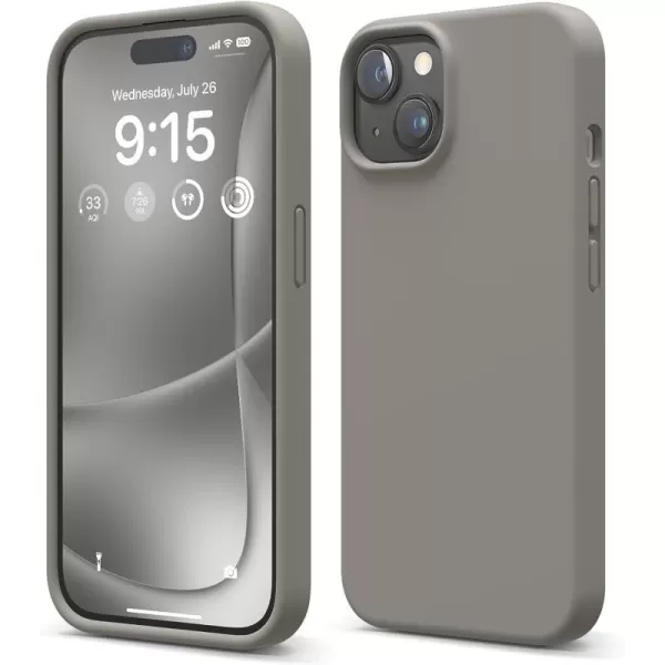 elago Compatible with iPhone Case Liquid Silicone Case Full Body Protective Cover Shockproof Slim Phone Case AntiScratch Soft Microfiber Lining 61 inch Medium Greyelago Compatible with iPhone Case Liquid Silicone Case Full Body Protective Cover Shockproof Slim Phone Case AntiScratch Soft Microfiber Lining 61 inch Medium Grey