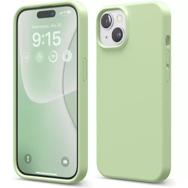 elago Compatible with iPhone Case Liquid Silicone Case Full Body Protective Cover Shockproof Slim Phone Case AntiScratch Soft Microfiber Lining 61 inch Pastel Greenelago Compatible with iPhone Case Liquid Silicone Case Full Body Protective Cover Shockproof Slim Phone Case AntiScratch Soft Microfiber Lining 61 inch Pastel Green