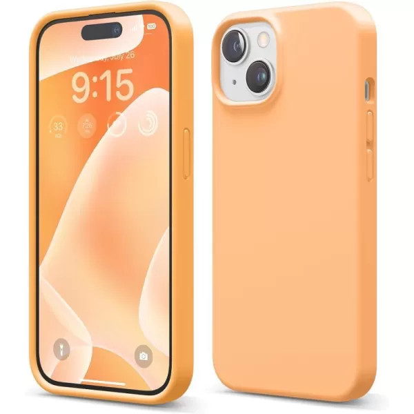 elago Compatible with iPhone Case Liquid Silicone Case Full Body Protective Cover Shockproof Slim Phone Case AntiScratch Soft Microfiber Lining 61 inch Orangeelago Compatible with iPhone Case Liquid Silicone Case Full Body Protective Cover Shockproof Slim Phone Case AntiScratch Soft Microfiber Lining 61 inch Orange