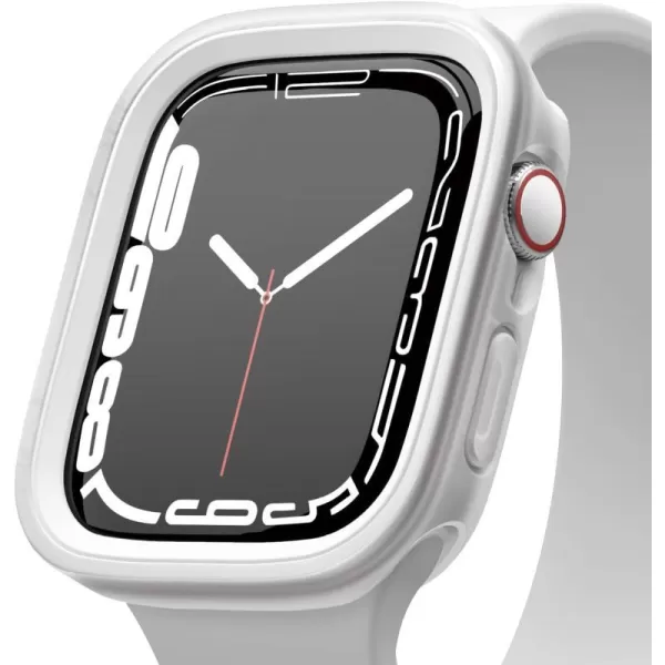 elago Duo Case Compatible with Apple Watch 987654SE Compatible with iWatch 41mm 40mm Full Protection Hard PC  TPU Material Full Access to Screen Two PCs Included Strap not IncludedTPU Clear  PC White  Clear 4041mm