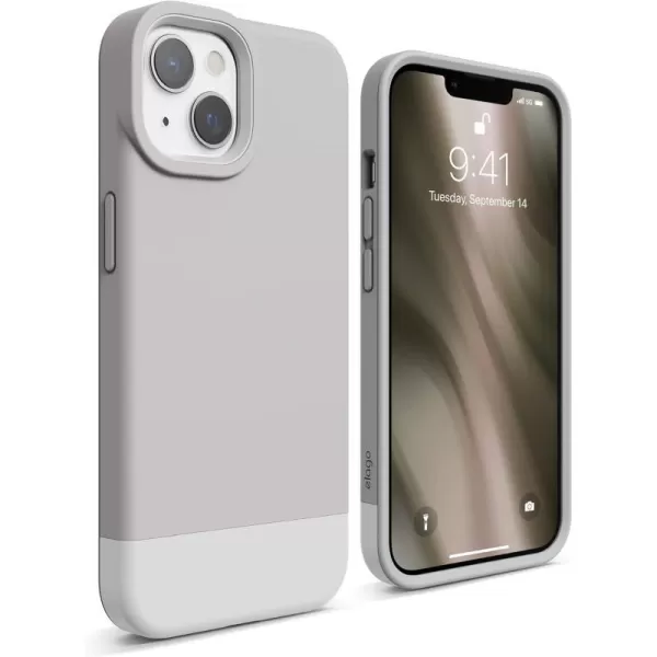 elago Glide Armor Case Designed for iPhone 13 Pro Max Case Drop Protection Shockproof Protective TPU Cover Upgraded Shockproof Mix and Match Parts Enhanced Camera Guard ClearLight BlueiPhone 13 StoneWhite