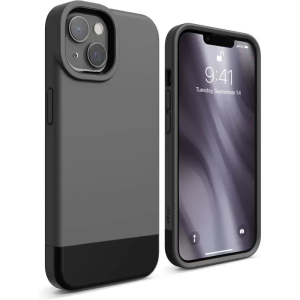 elago Glide Armor Case Designed for iPhone 13 Pro Max Case Drop Protection Shockproof Protective TPU Cover Upgraded Shockproof Mix and Match Parts Enhanced Camera Guard ClearLight BlueiPhone 13 Dark GrayBlack