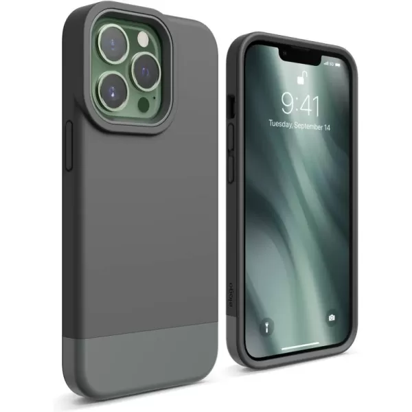 elago Glide Armor Case Designed for iPhone 13 Pro Max Case Drop Protection Shockproof Protective TPU Cover Upgraded Shockproof Mix and Match Parts Enhanced Camera Guard ClearLight BlueiPhone 13 Pro Dark GrayLittle Green