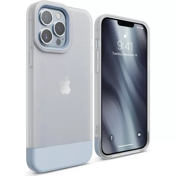 elago Glide Armor Case Designed for iPhone 13 Pro Max Case Drop Protection Shockproof Protective TPU Cover Upgraded Shockproof Mix and Match Parts Enhanced Camera Guard ClearLight BlueiPhone 13 Pro Max ClearLight Blue