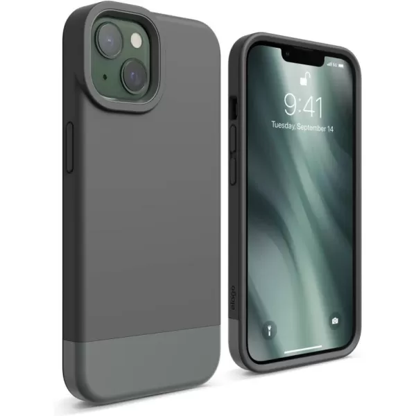 elago Glide Armor Case Designed for iPhone 13 Pro Max Case Drop Protection Shockproof Protective TPU Cover Upgraded Shockproof Mix and Match Parts Enhanced Camera Guard ClearLight BlueiPhone 13 Dark GrayLittle Green