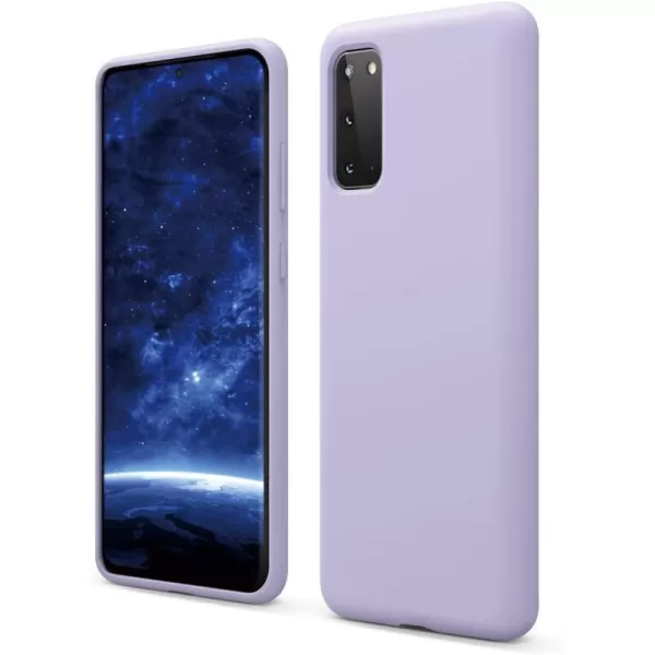 elago Liquid Silicone Case Compatible with Galaxy S20 Case Full Body Protection Screen amp Camera Protection Silicone Case for Galaxy S20 Case Cover LavenderLavender