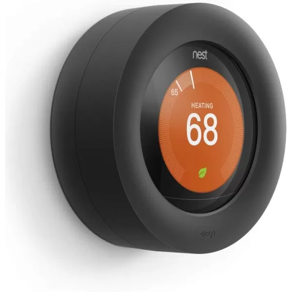 elago Lock Designed for Nest Learning Thermostat Black  Compatible with Google Nest Learning Thermostat 12 3 Generation amp E Home or Public Protection Secure Lock US Patent RegisteredBlack