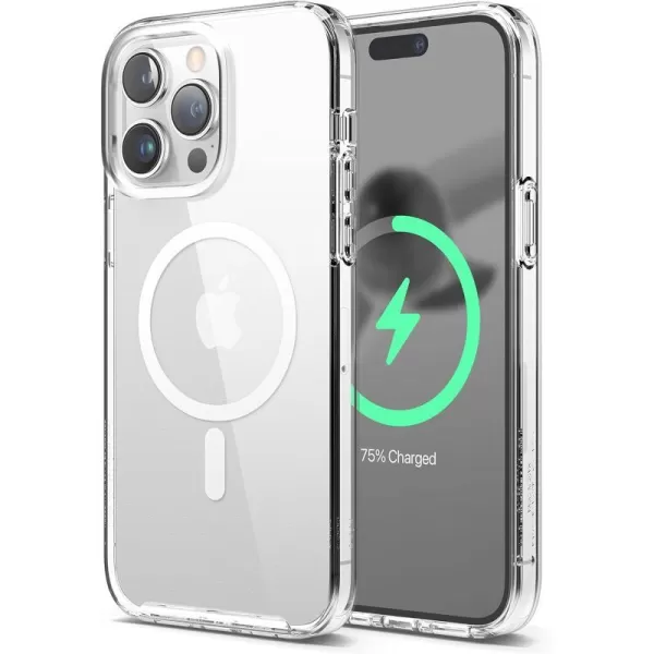 elago Magnetic Hybrid Clear Case Compatible with iPhone 14 Pro Max Case Compatible with MagSafe 67 US Military Grade Drop Protection PC  TPU Hybrid Technology Reduced Yellowing TransparentiPhone 14 Pro Max Clear