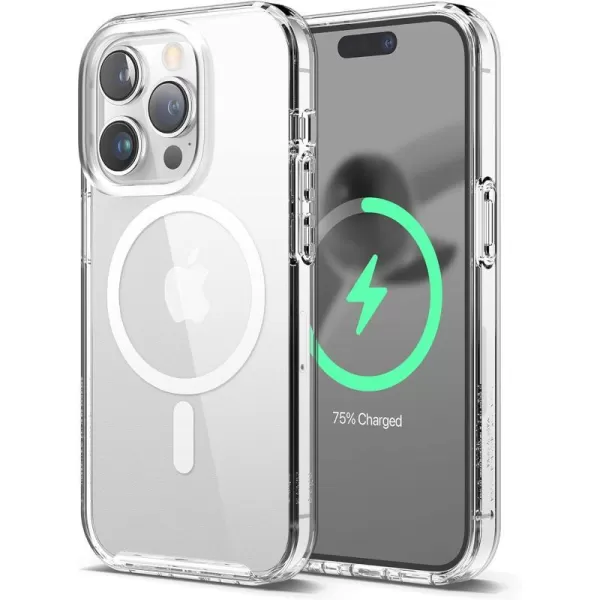 elago Magnetic Hybrid Clear Case Compatible with iPhone 14 Pro Max Case Compatible with MagSafe 67 US Military Grade Drop Protection PC  TPU Hybrid Technology Reduced Yellowing TransparentiPhone 14 Pro Clear