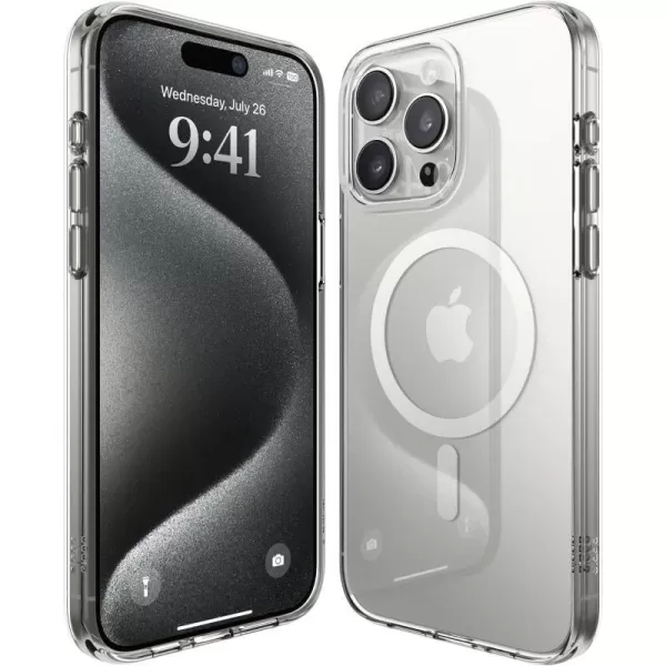 elago Magnetic Hybrid Clear Case Compatible with iPhone 14 Pro Max Case Compatible with MagSafe 67 US Military Grade Drop Protection PC  TPU Hybrid Technology Reduced Yellowing TransparentiPhone 15 Pro Max White