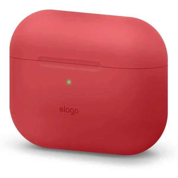 elago Original Case Compatible with Apple AirPods Pro Case  Protective Silicone Cover AntiSlip Coating Precise Cutout Supports Wireless Charging Nightglow BlueRed