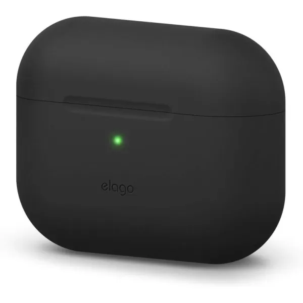 elago Original Case Compatible with Apple AirPods Pro Case  Protective Silicone Cover AntiSlip Coating Precise Cutout Supports Wireless Charging Nightglow BlueBlack