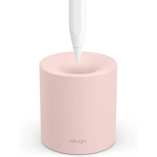 elago Pencil Stand Compatible with Apple Pencil 1st amp 2nd Generation and Apple Pencil USBC and Any Tablet Stylus with or Without Pencil Case or Sleeve Durable Silicone Stand Lovely PinkLovely Pink