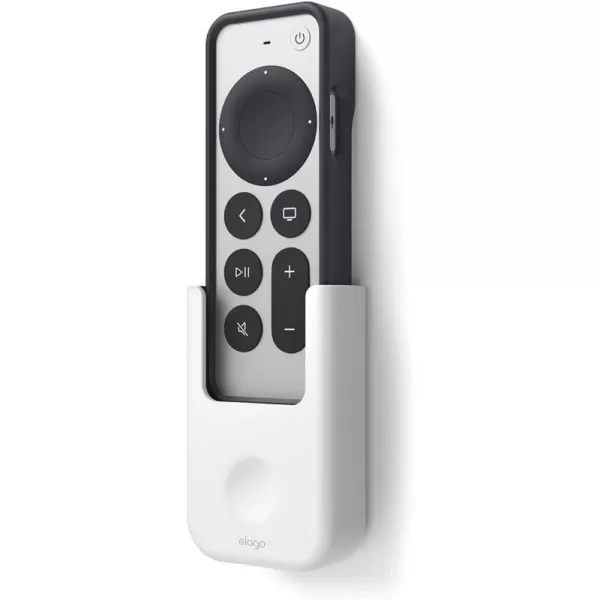 elago Phone Holder Mount Compatible with All Smartphone Models Adjustable WhiteApple TV 4K Siri Remote 3rd amp 2nd Gen White