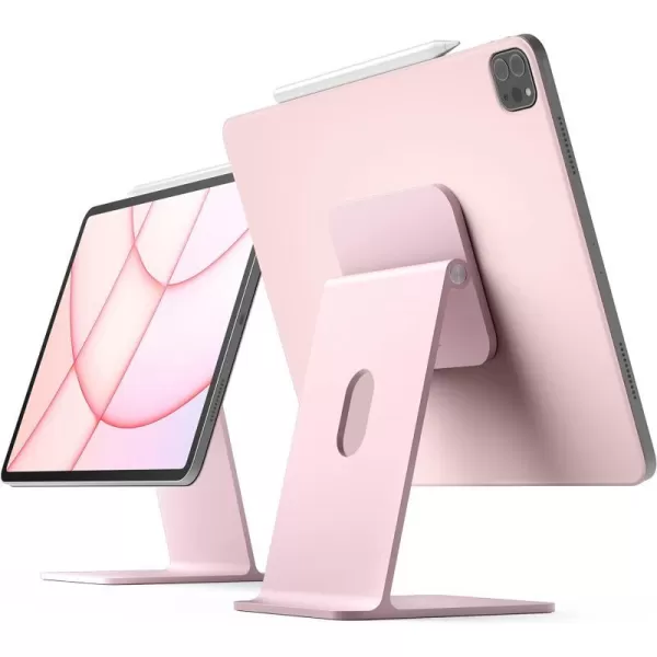 elago Premium iPad Magnetic Stand Designed for iPad Pro 1295th4th Gen iPad Pro 113rd2nd Gen iPad Air 1095th4th Gen iPad Mini 836th Gen iPad 10910th Gen SilverSand Pink