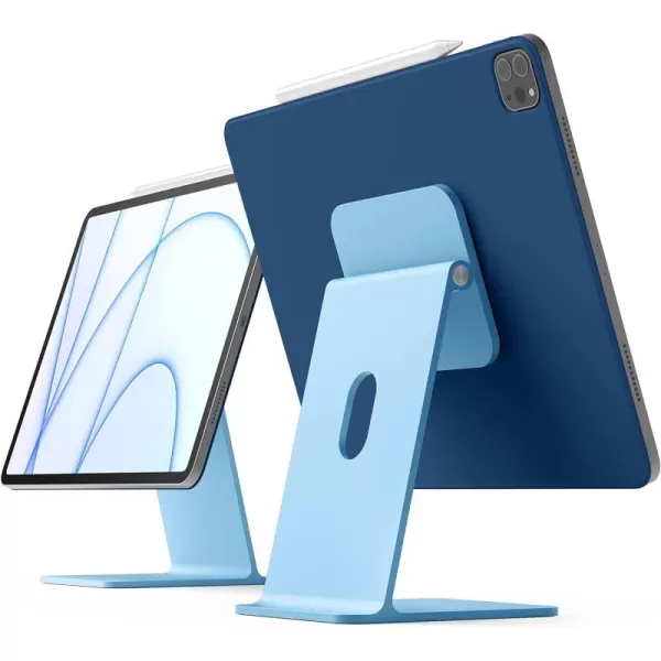 elago Premium iPad Magnetic Stand Designed for iPad Pro 1295th4th Gen iPad Pro 113rd2nd Gen iPad Air 1095th4th Gen iPad Mini 836th Gen iPad 10910th Gen SilverLight Blue