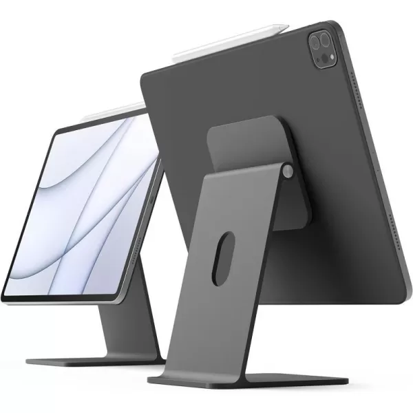 elago Premium iPad Magnetic Stand Designed for iPad Pro 1295th4th Gen iPad Pro 113rd2nd Gen iPad Air 1095th4th Gen iPad Mini 836th Gen iPad 10910th Gen SilverDark Grey