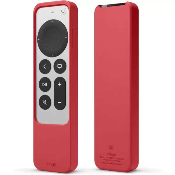 elago R2 Slim Case Compatible with 2022 Apple TV 4K HD Siri Remote 3rd Generation Compatible with 2021 Apple TV Siri Remote 2nd  Light ScratchFree Full Access to All Functions Nightglow BlueRed