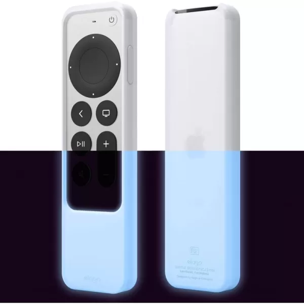 elago R2 Slim Case Compatible with 2022 Apple TV 4K HD Siri Remote 3rd Generation Compatible with 2021 Apple TV Siri Remote 2nd  Light ScratchFree Full Access to All Functions Nightglow BlueNightglow Blue