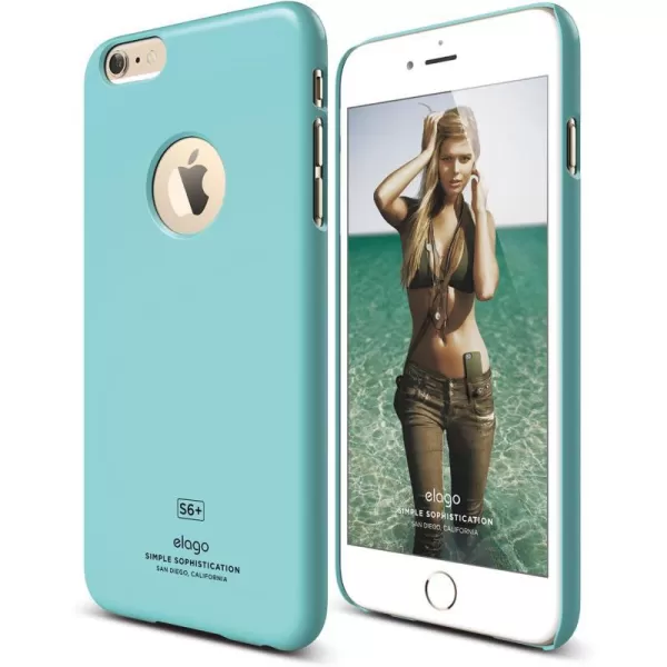 elago Slim FitCoral Blue  LightMinimalisticTrue Fit  for iPhone 6 Plus OnlyCoral Blue