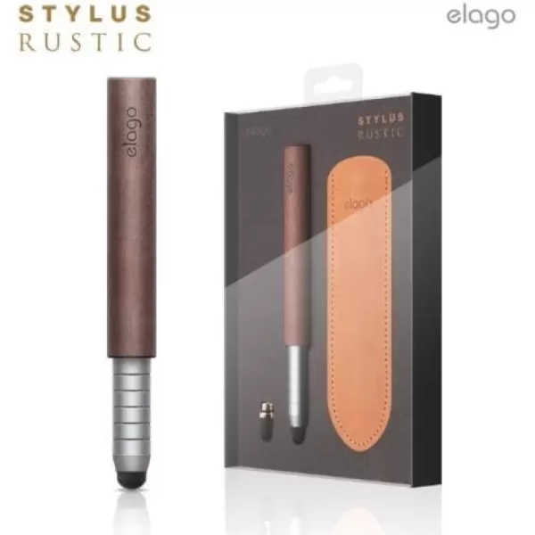 elago Stylus RusticAuthentic Walnut  Premium Hybrid ConstructionElegant DesignReplaceable Extra Tip Included  for iPad iPad Pro iPad Mini and iPhoneelago Stylus RusticAuthentic Walnut  Premium Hybrid ConstructionElegant DesignReplaceable Extra Tip Included  for iPad iPad Pro iPad Mini and iPhone