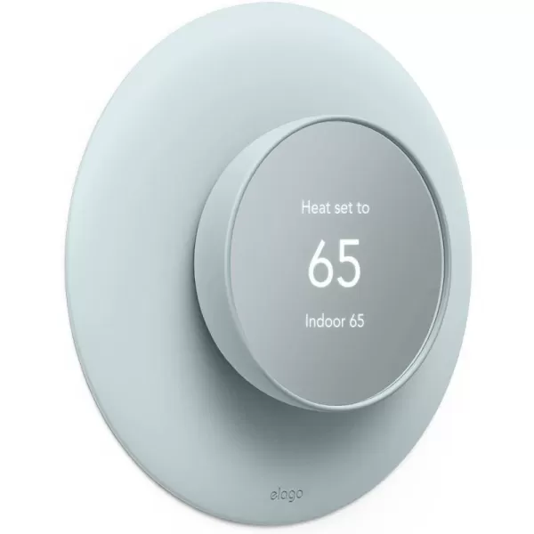 elago Wall Plate Cover Plus 2 Compatible with Google Nest Thermostat 2020 Snow  Durable Polycarbonate Material Easy Installation Complementary Design Perfect FitGreen