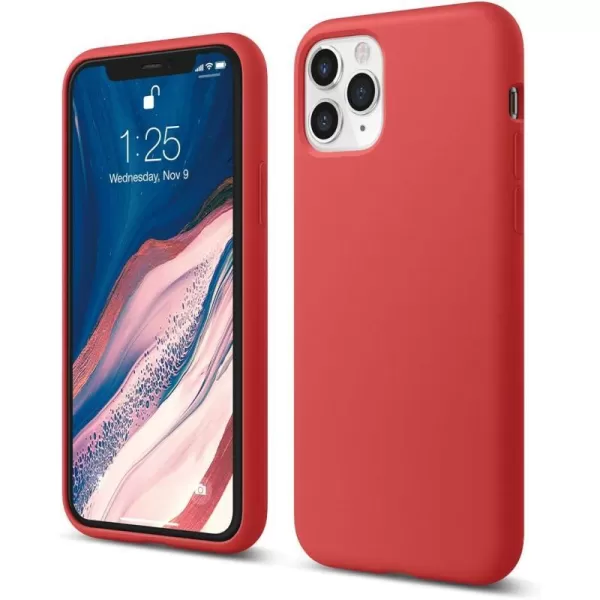 elago iPhone 11 Pro Case  Premium Liquid Silicone Raised Lip Screen amp Camera Protection Full Body Protection Microfiber Lining Flexible Bottom Redelago iPhone 11 Pro Case  Premium Liquid Silicone Raised Lip Screen amp Camera Protection Full Body Protection Microfiber Lining Flexible Bottom Red