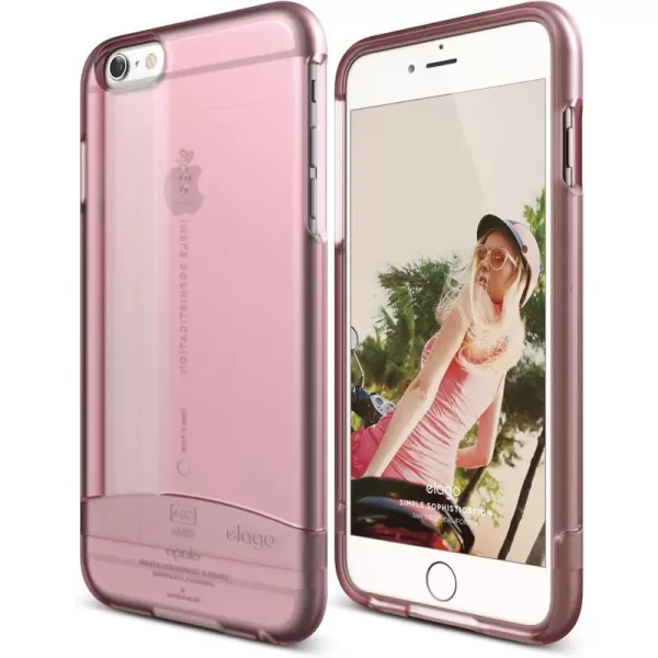 elago iPhone 6 Plus Case Glide LimitedEditionFrosted Coral Blue  Mix and MatchPremium ArmorTrue Fit  for iPhone 6 Plus OnlyFrosted Lovely Pink  Frosted Lovely Pink